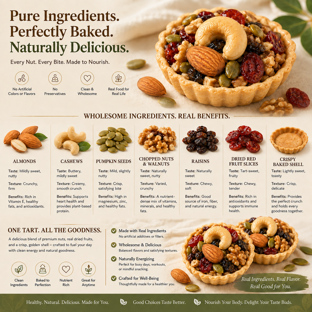 🥇Pure Decadence, Zero Guilt: The Artisan Nut Tart-EV